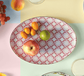 Oval Serving Plate 31cm - Firenze - Baci Milano